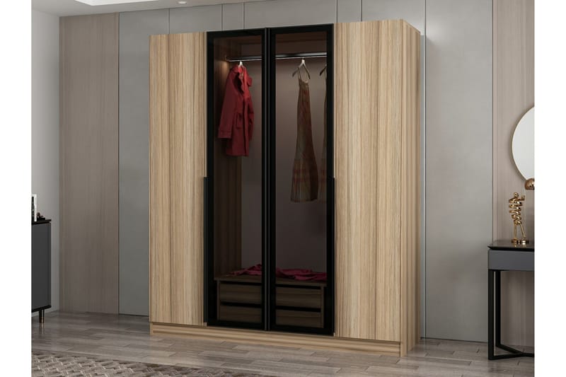 Garderobe Cambrian 180 cm - Brun - Oppbevaring - Garderober & garderobesystem