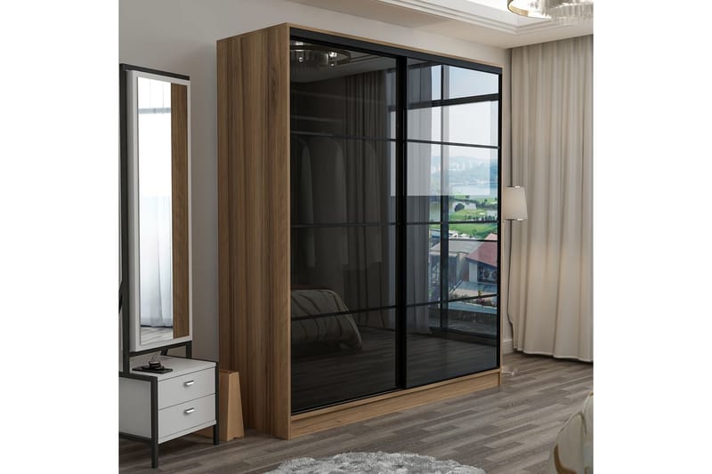 Garderobe Cambrian 180 cm - Brun - Oppbevaring - Garderober & garderobesystem