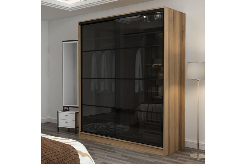 Garderobe Cambrian 180 cm - Brun - Oppbevaring - Garderober & garderobesystem