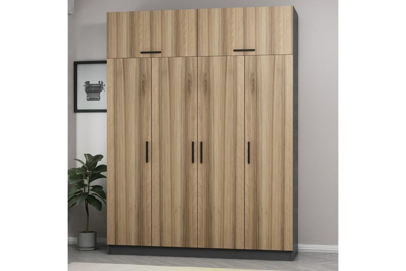 Garderobe Cambrian 180 cm - Brun - Oppbevaring - Garderober & garderobesystem