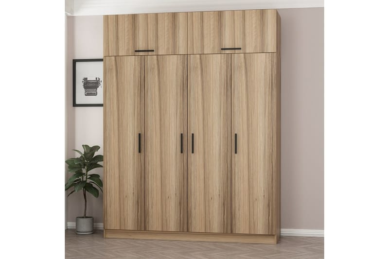 Garderobe Cambrian 180 cm - Brun - Oppbevaring - Garderober & garderobesystem