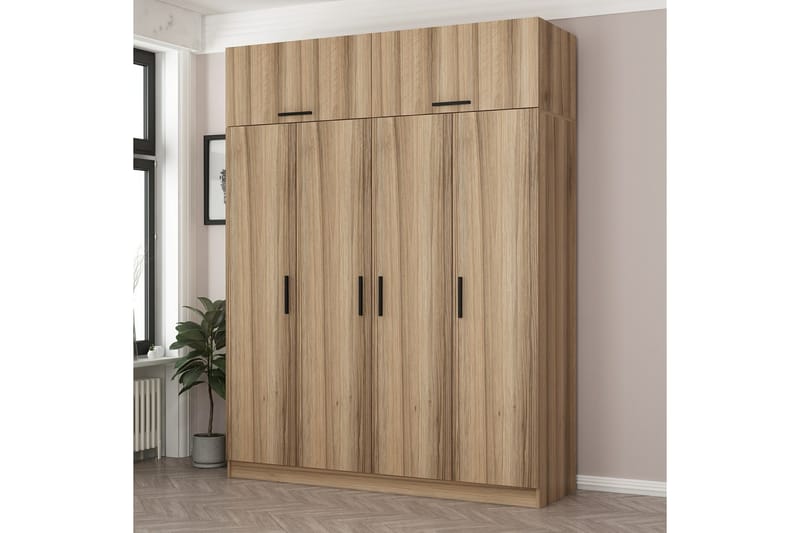 Garderobe Cambrian 180 cm - Brun - Oppbevaring - Garderober & garderobesystem