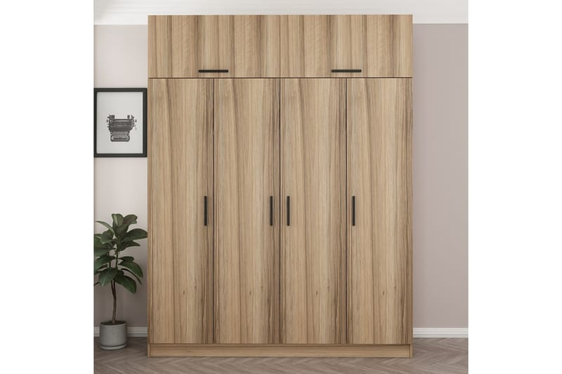 Garderobe Cambrian 180 cm - Brun - Oppbevaring - Garderober & garderobesystem