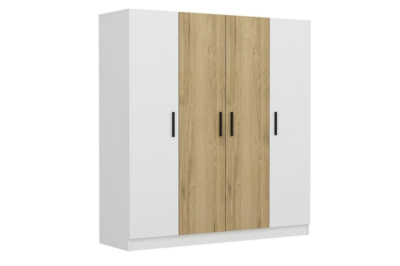 Garderobe Cambrian 180 cm - Brun/Hvit - Oppbevaring - Garderober & garderobesystem