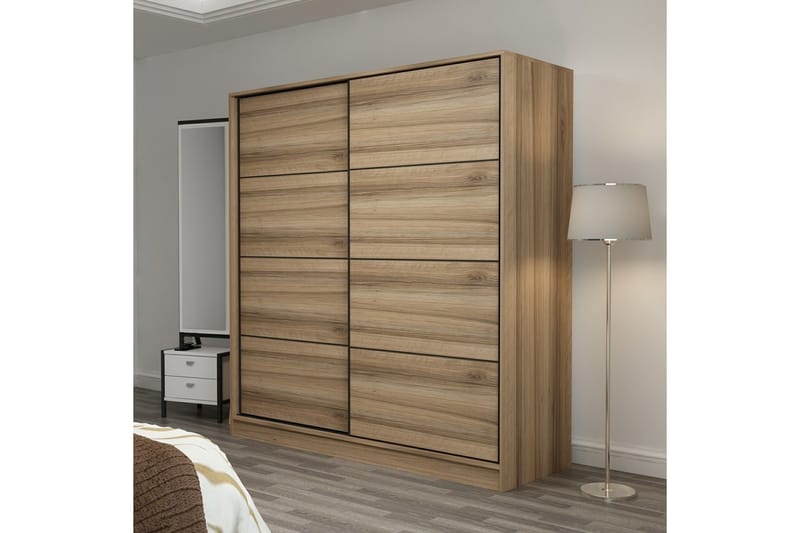 Garderobe Cambrian 180 cm - Eik - Oppbevaring - Garderober & garderobesystem