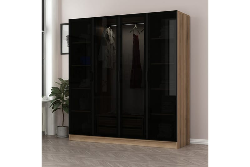 Garderobe Cambrian 180 cm - Grå - Oppbevaring - Garderober & garderobesystem