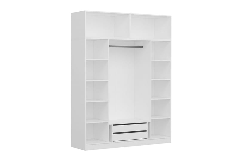 Garderobe Cambrian 180 cm - Grå/Hvit - Oppbevaring - Garderober & garderobesystem