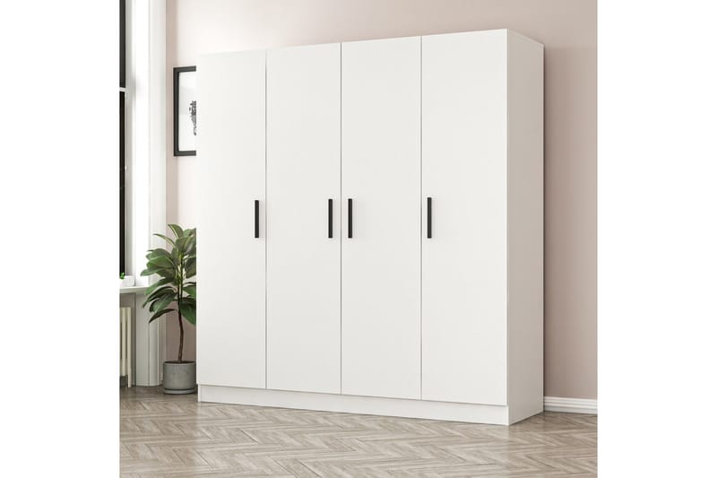 Garderobe Cambrian 180 cm - Hvit - Oppbevaring - Garderober & garderobesystem