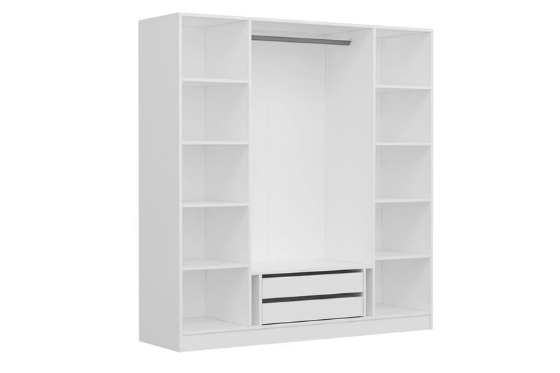 Garderobe Cambrian 180 cm - Hvit - Oppbevaring - Garderober & garderobesystem