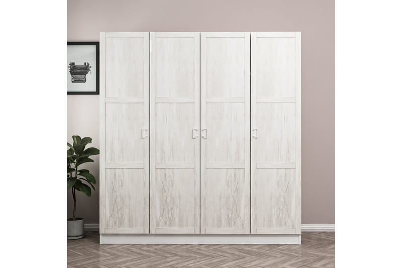 Garderobe Cambrian 180 cm - Hvit - Oppbevaring - Garderober & garderobesystem