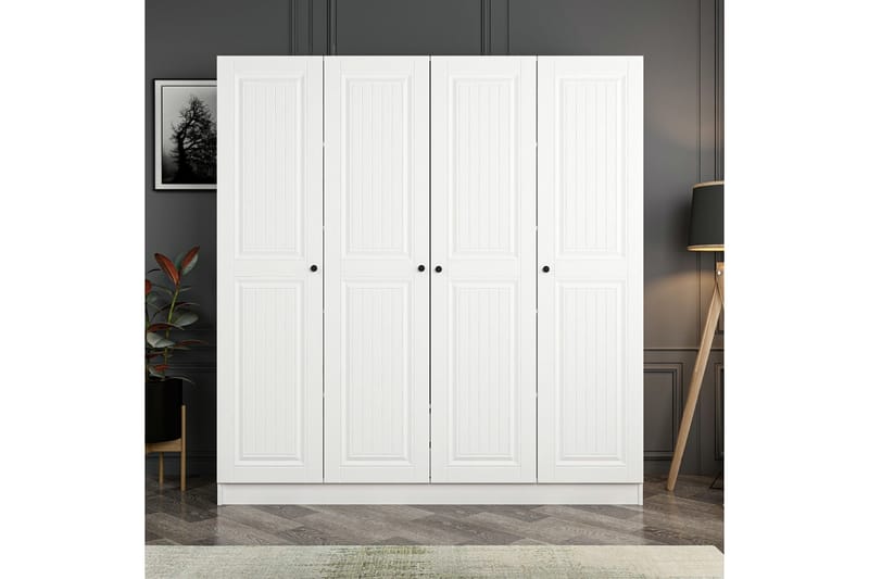 Garderobe Cambrian 180 cm - Hvit - Oppbevaring - Garderober & garderobesystem