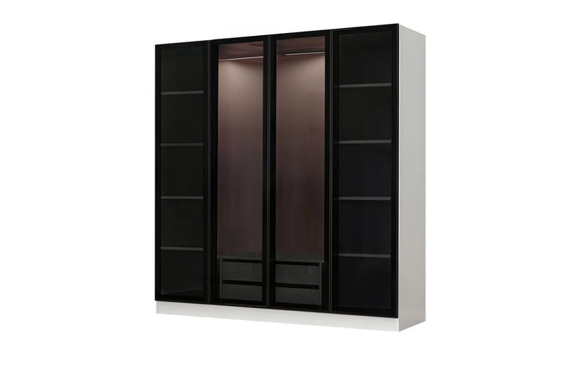 Garderobe Cambrian 180 cm - Hvit - Oppbevaring - Garderober & garderobesystem