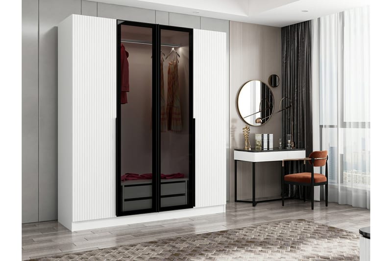 Garderobe Cambrian 180 cm - Hvit - Oppbevaring - Garderober & garderobesystem