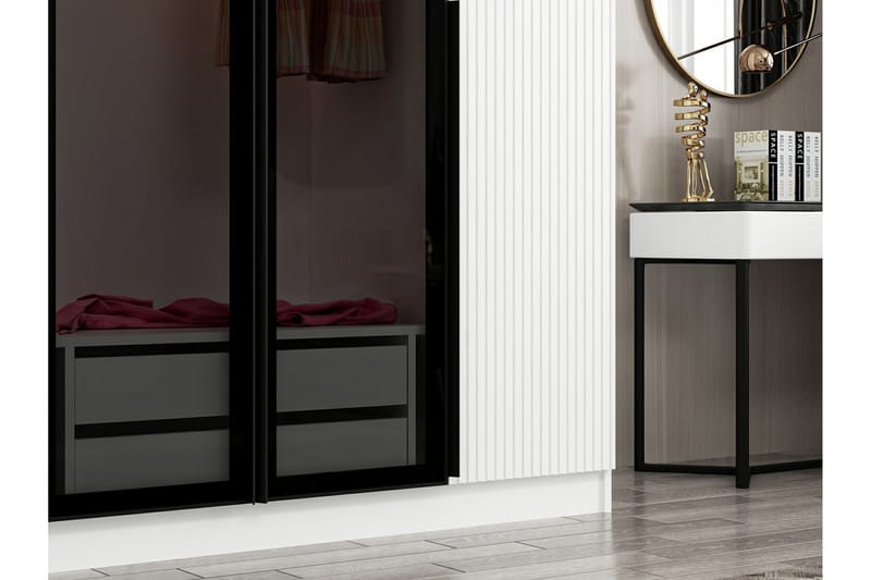 Garderobe Cambrian 180 cm - Hvit - Oppbevaring - Garderober & garderobesystem