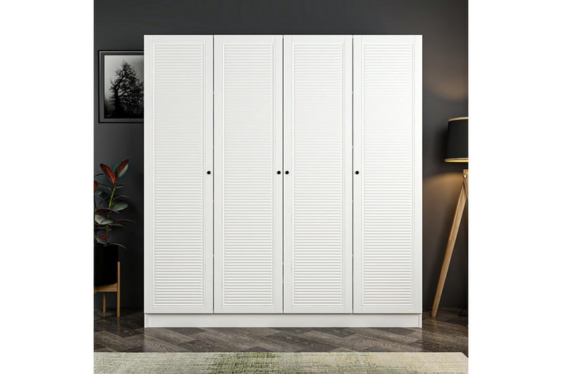 Garderobe Cambrian 180 cm - Hvit - Oppbevaring - Garderober & garderobesystem