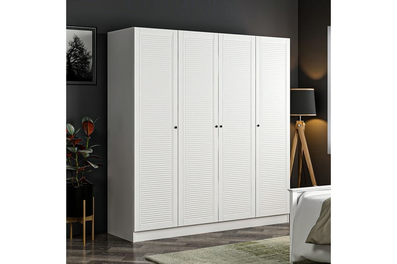 Garderobe Cambrian 180 cm - Hvit - Oppbevaring - Garderober & garderobesystem