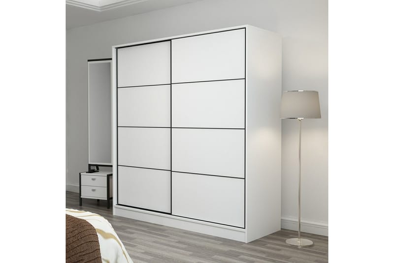 Garderobe Cambrian 180 cm - Hvit - Oppbevaring - Garderober & garderobesystem