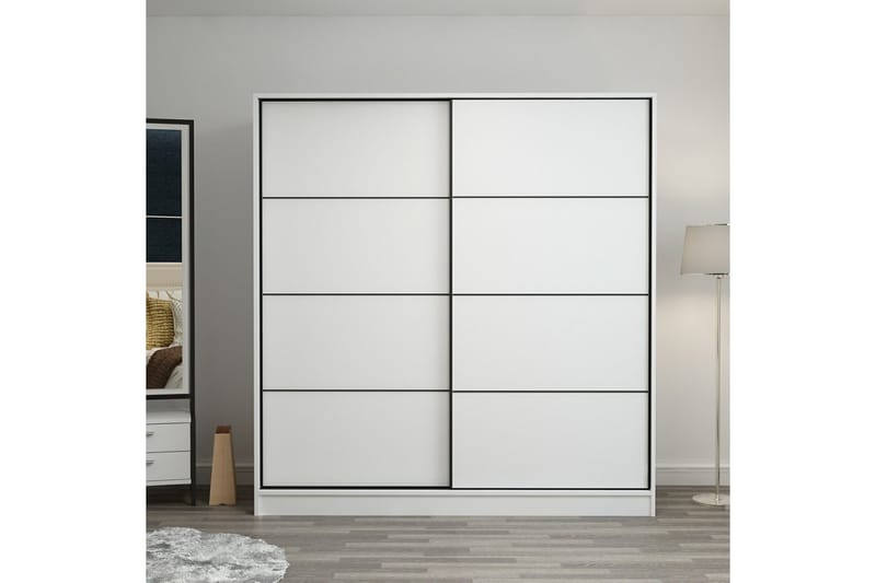 Garderobe Cambrian 180 cm - Hvit - Oppbevaring - Garderober & garderobesystem