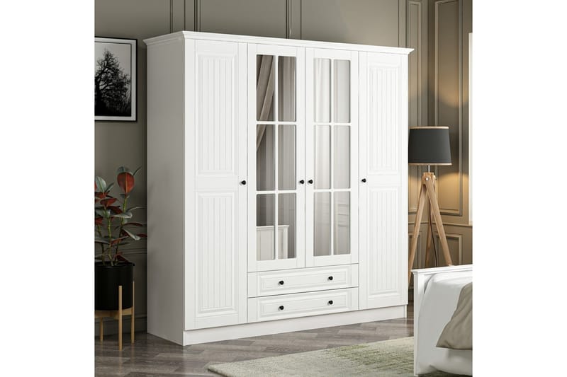 Garderobe Cambrian 180 cm - Hvit - Oppbevaring - Garderober & garderobesystem