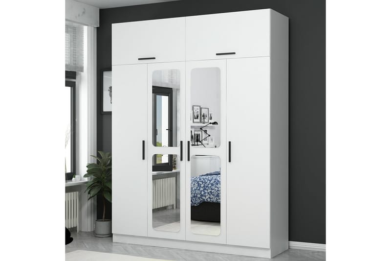 Garderobe Cambrian 180 cm - Hvit - Oppbevaring - Garderober & garderobesystem