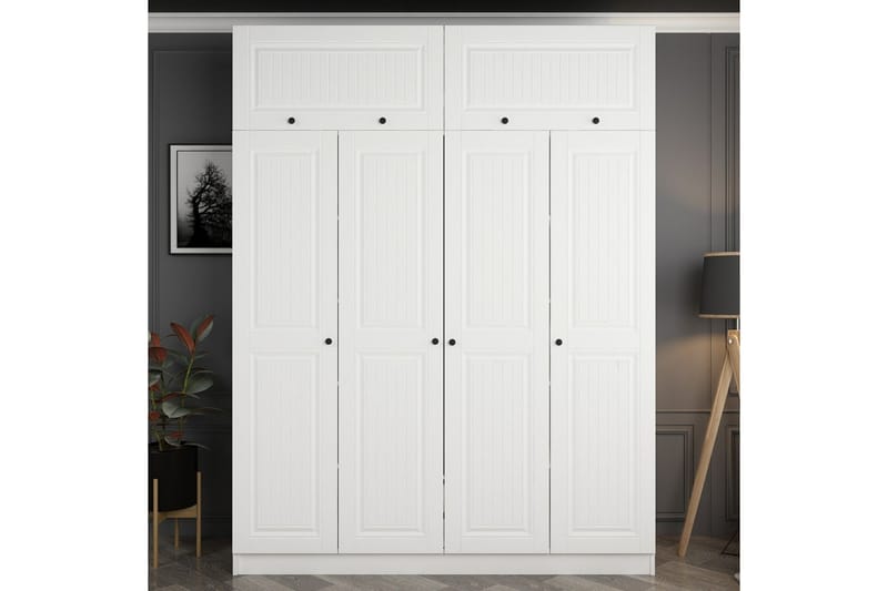 Garderobe Cambrian 180 cm - Hvit - Oppbevaring - Garderober & garderobesystem