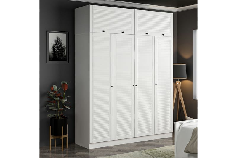 Garderobe Cambrian 180 cm - Hvit - Oppbevaring - Garderober & garderobesystem