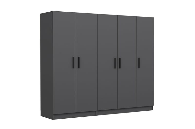 Garderobe Cambrian 225 cm - Antrasitt - Oppbevaring - Garderober & garderobesystem