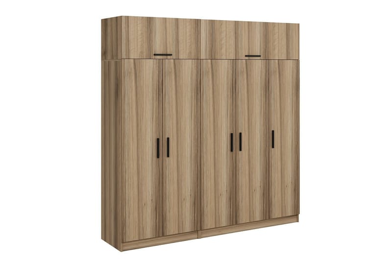 Garderobe Cambrian 225 cm - Brun - Oppbevaring - Garderober & garderobesystem