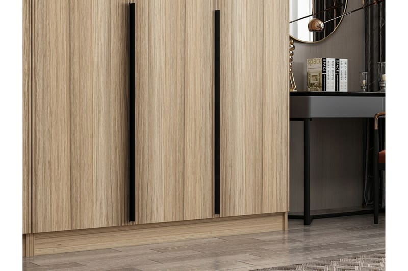 Garderobe Cambrian 225 cm - Eik - Oppbevaring - Garderober & garderobesystem