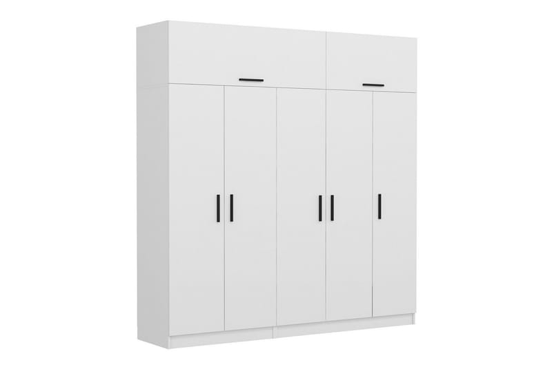 Garderobe Cambrian 225 cm - Hvit - Oppbevaring - Garderober & garderobesystem