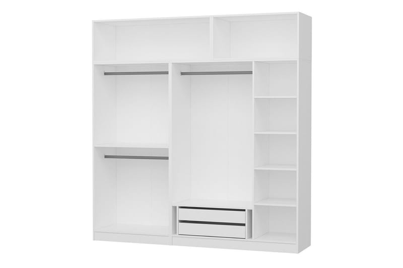 Garderobe Cambrian 225 cm - Hvit - Oppbevaring - Garderober & garderobesystem