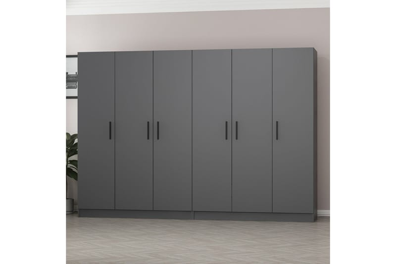 Garderobe Cambrian 270 cm - Antrasitt - Oppbevaring - Garderober & garderobesystem