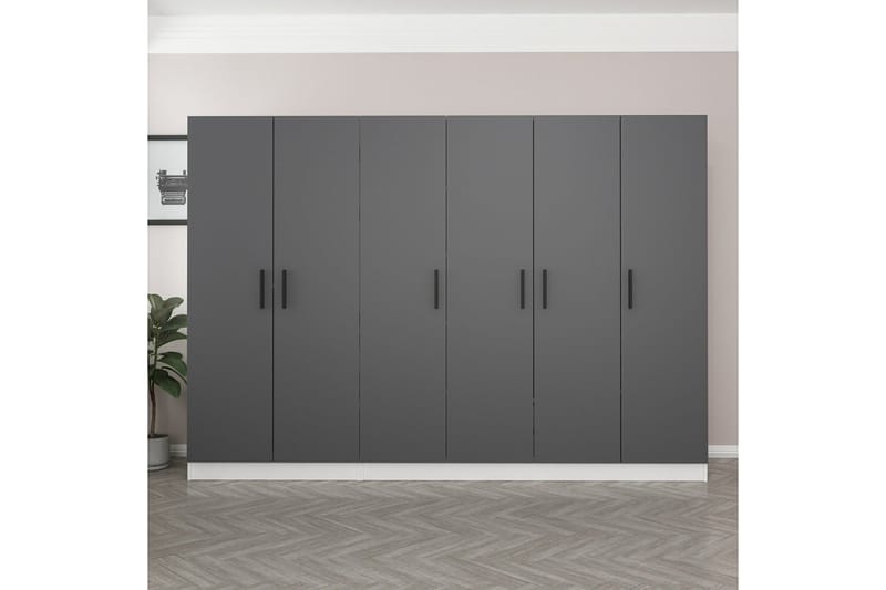 Garderobe Cambrian 270 cm - Antrasitt - Oppbevaring - Garderober & garderobesystem