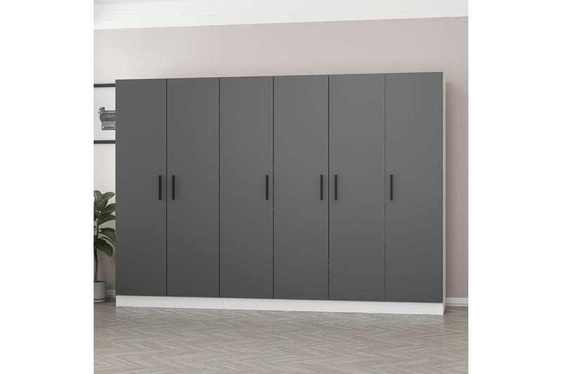 Garderobe Cambrian 270 cm - Antrasitt - Oppbevaring - Garderober & garderobesystem