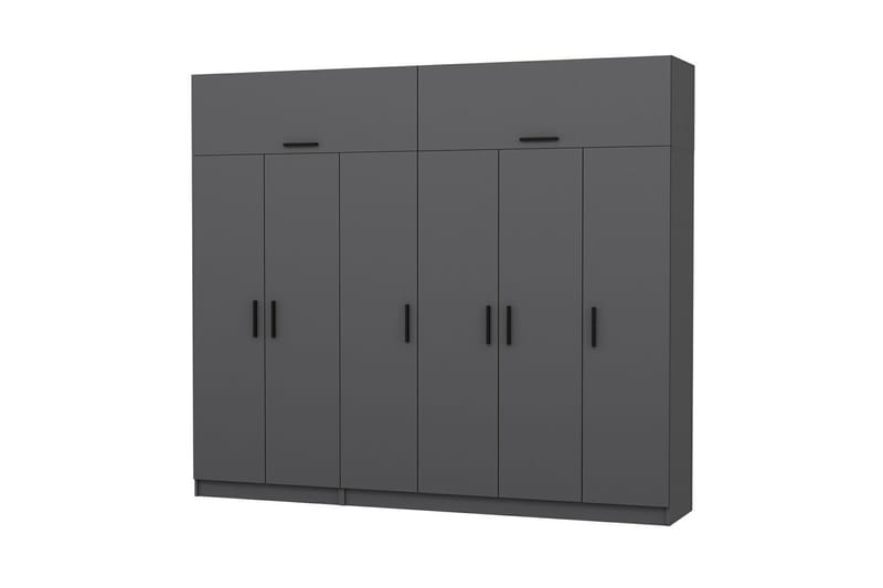 Garderobe Cambrian 270 cm - Antrasitt - Oppbevaring - Garderober & garderobesystem