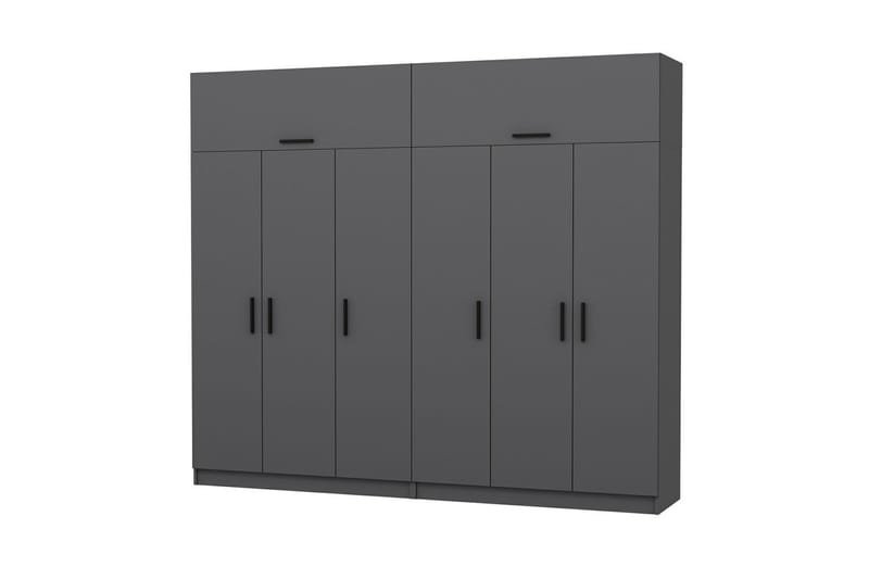 Garderobe Cambrian 270 cm - Antrasitt - Oppbevaring - Garderober & garderobesystem