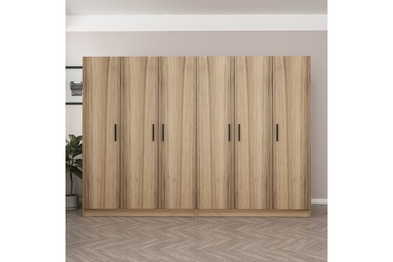 Garderobe Cambrian 270 cm - Brun - Oppbevaring - Garderober & garderobesystem