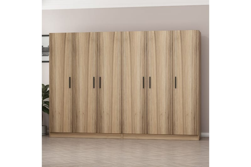 Garderobe Cambrian 270 cm - Brun - Oppbevaring - Garderober & garderobesystem