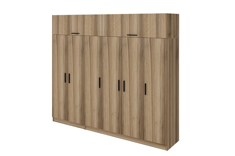 Garderobe Cambrian 270 cm - Brun - Oppbevaring - Garderober & garderobesystem