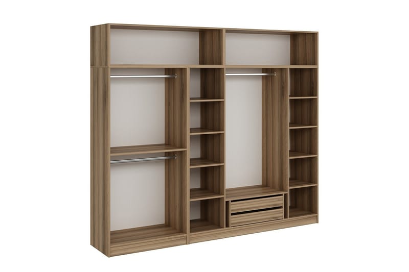 Garderobe Cambrian 270 cm - Brun - Oppbevaring - Garderober & garderobesystem