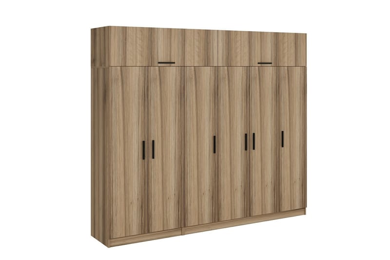 Garderobe Cambrian 270 cm - Brun - Oppbevaring - Garderober & garderobesystem