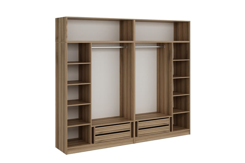 Garderobe Cambrian 270 cm - Brun - Oppbevaring - Garderober & garderobesystem