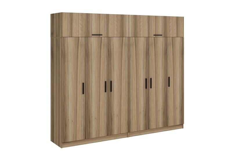 Garderobe Cambrian 270 cm - Brun - Oppbevaring - Garderober & garderobesystem