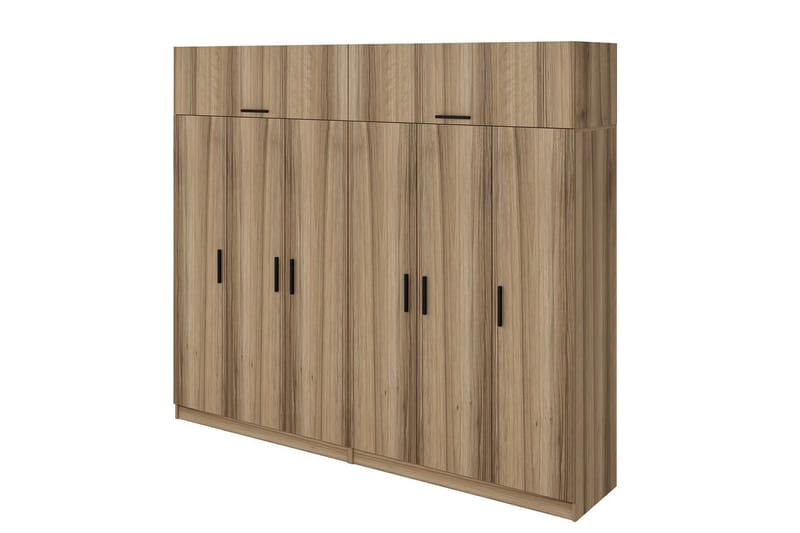 Garderobe Cambrian 270 cm - Brun - Oppbevaring - Garderober & garderobesystem