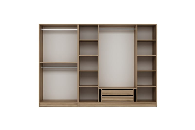 Garderobe Cambrian 270 cm - Eik - Oppbevaring - Garderober & garderobesystem