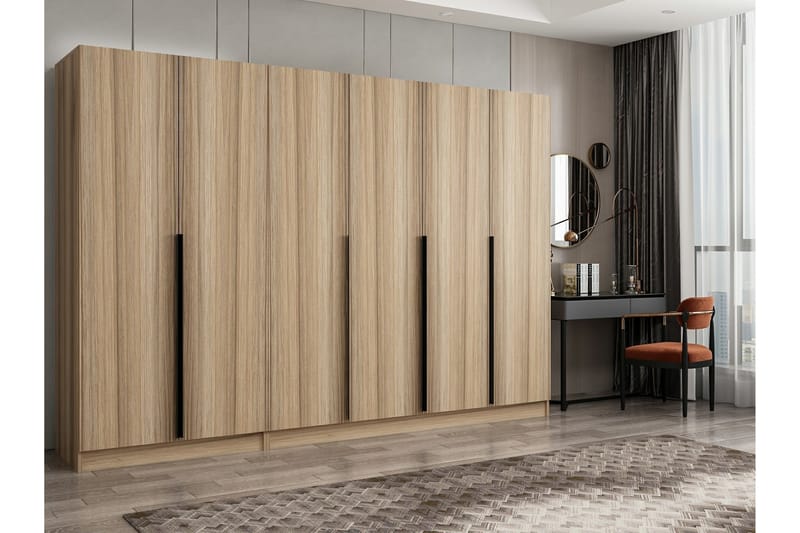 Garderobe Cambrian 270 cm - Eik - Oppbevaring - Garderober & garderobesystem