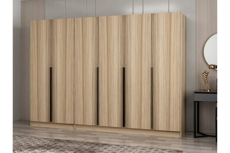 Garderobe Cambrian 270 cm - Eik - Oppbevaring - Garderober & garderobesystem