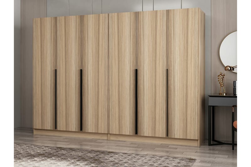 Garderobe Cambrian 270 cm - Eik - Oppbevaring - Garderober & garderobesystem