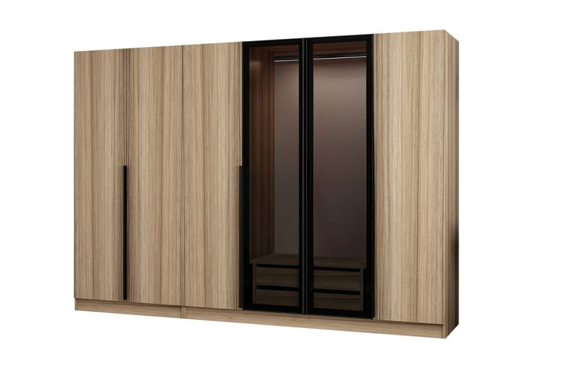 Garderobe Cambrian 270 cm - Eik - Oppbevaring - Garderober & garderobesystem