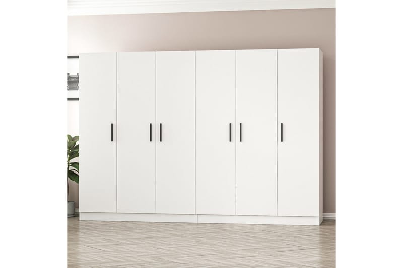 Garderobe Cambrian 270 cm - Hvit - Oppbevaring - Garderober & garderobesystem